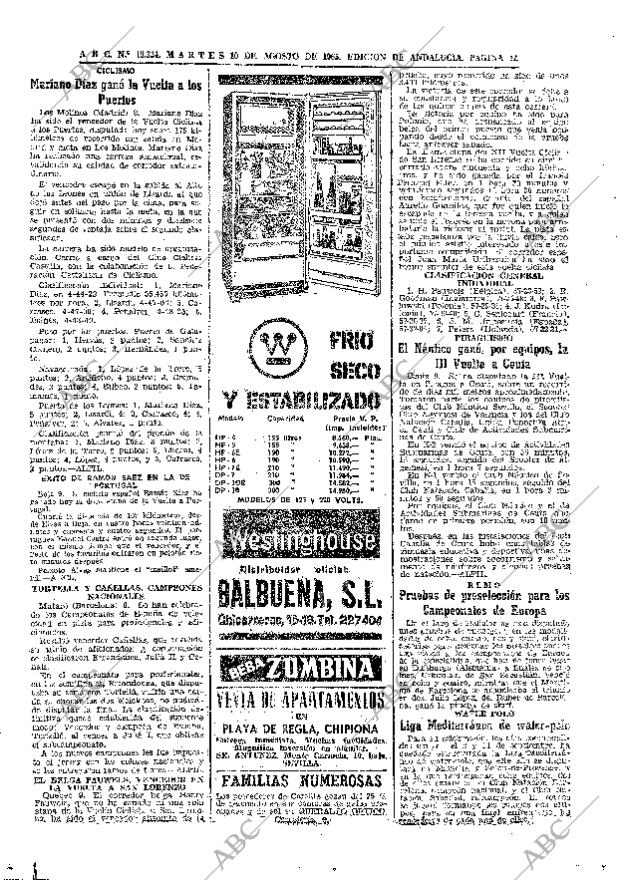 ABC SEVILLA 10-08-1965 página 42