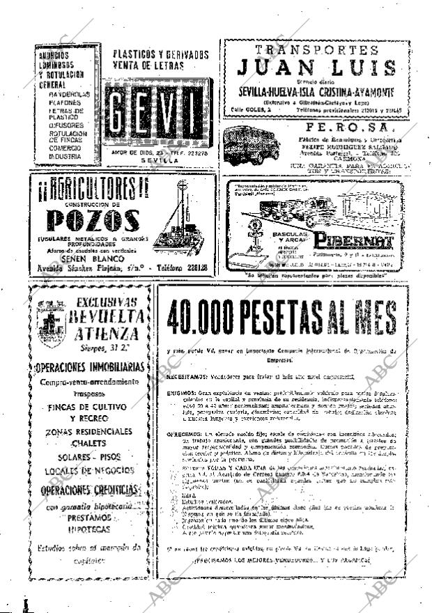 ABC SEVILLA 10-08-1965 página 56