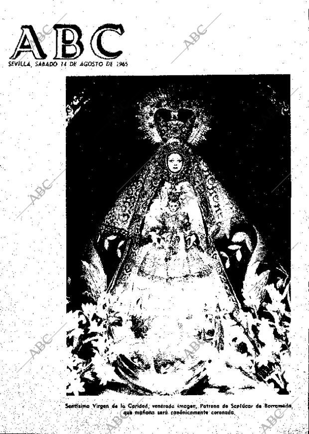 ABC SEVILLA 14-08-1965 página 1