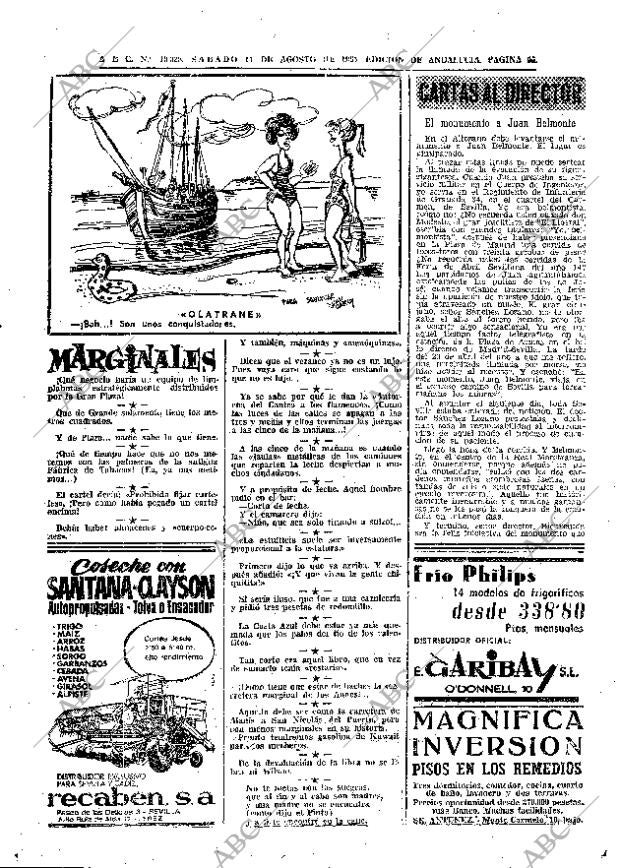 ABC SEVILLA 14-08-1965 página 55