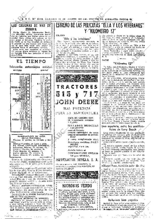ABC SEVILLA 14-08-1965 página 63