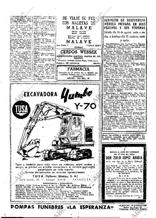 ABC SEVILLA 14-08-1965 página 67
