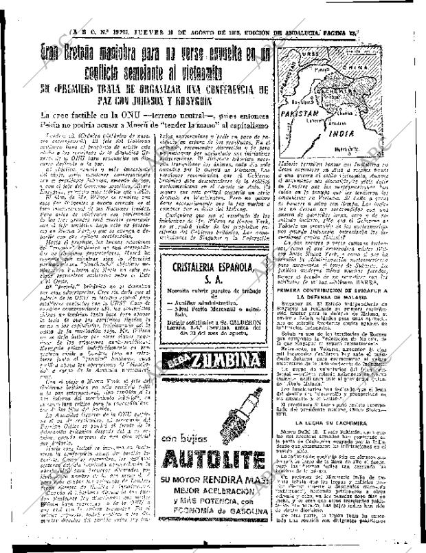 ABC SEVILLA 19-08-1965 página 23