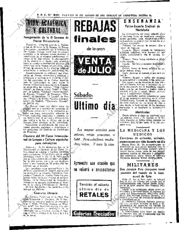 ABC SEVILLA 19-08-1965 página 31