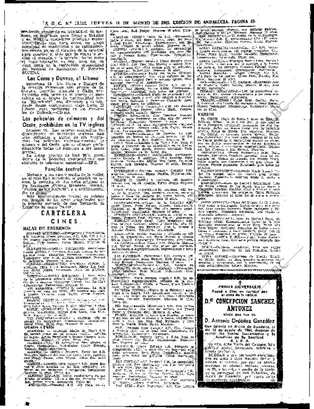 ABC SEVILLA 19-08-1965 página 50