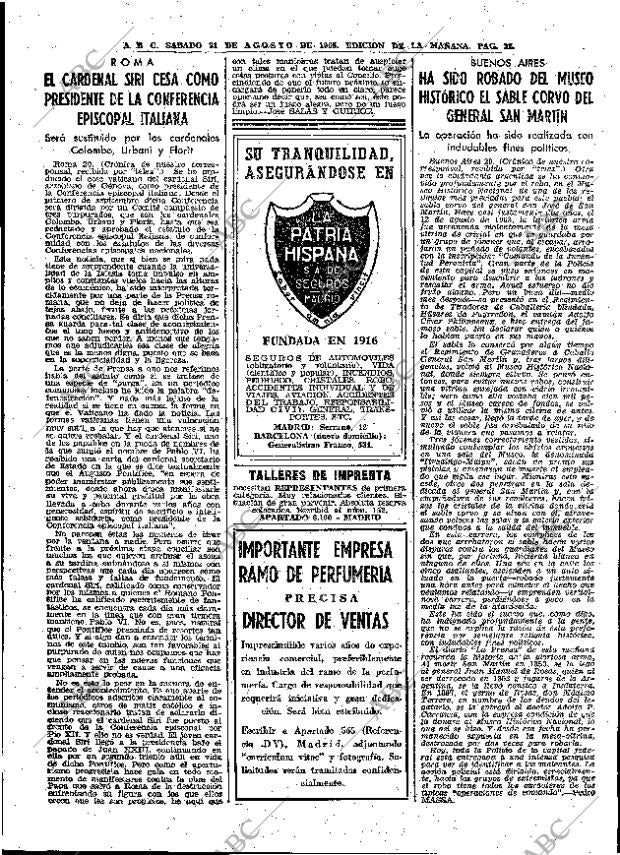 ABC MADRID 21-08-1965 página 32