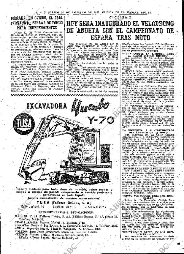 ABC MADRID 21-08-1965 página 53