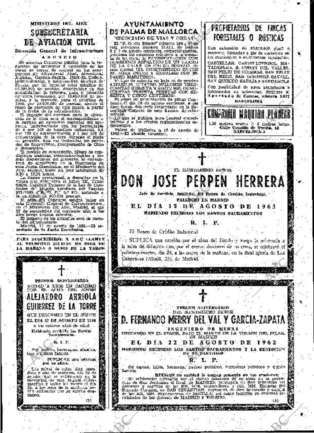 ABC MADRID 21-08-1965 página 65