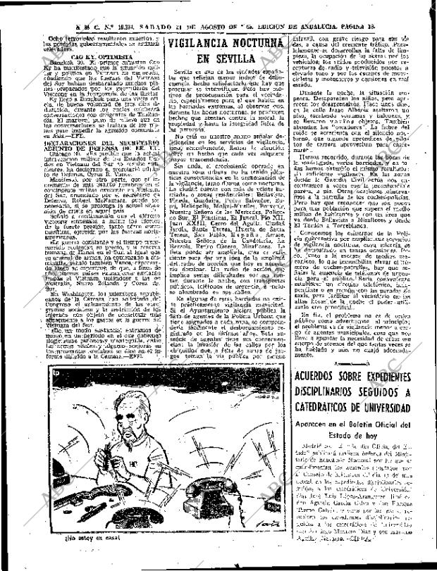 ABC SEVILLA 21-08-1965 página 18