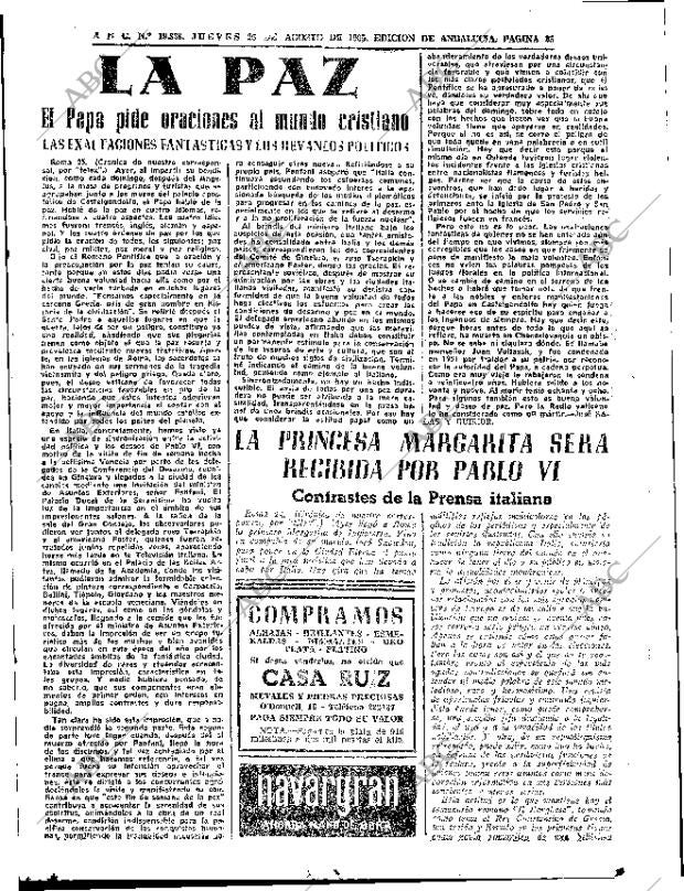 ABC SEVILLA 26-08-1965 página 25