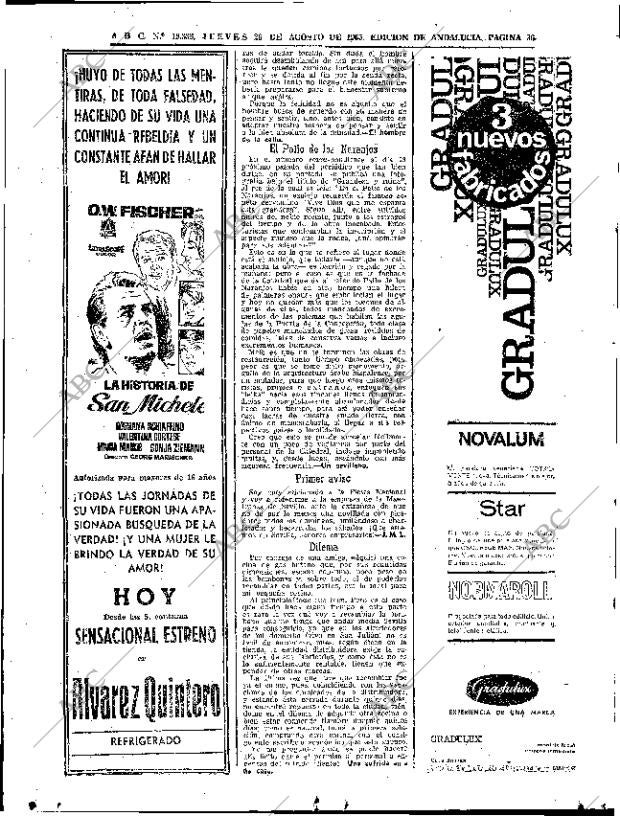 ABC SEVILLA 26-08-1965 página 36