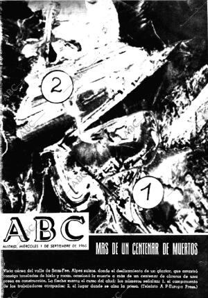 ABC MADRID 01-09-1965 página 1