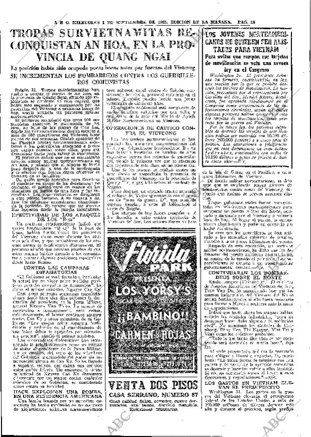 ABC MADRID 01-09-1965 página 25