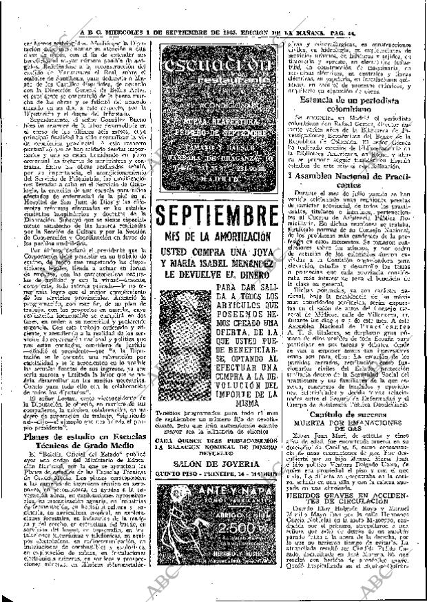 ABC MADRID 01-09-1965 página 44