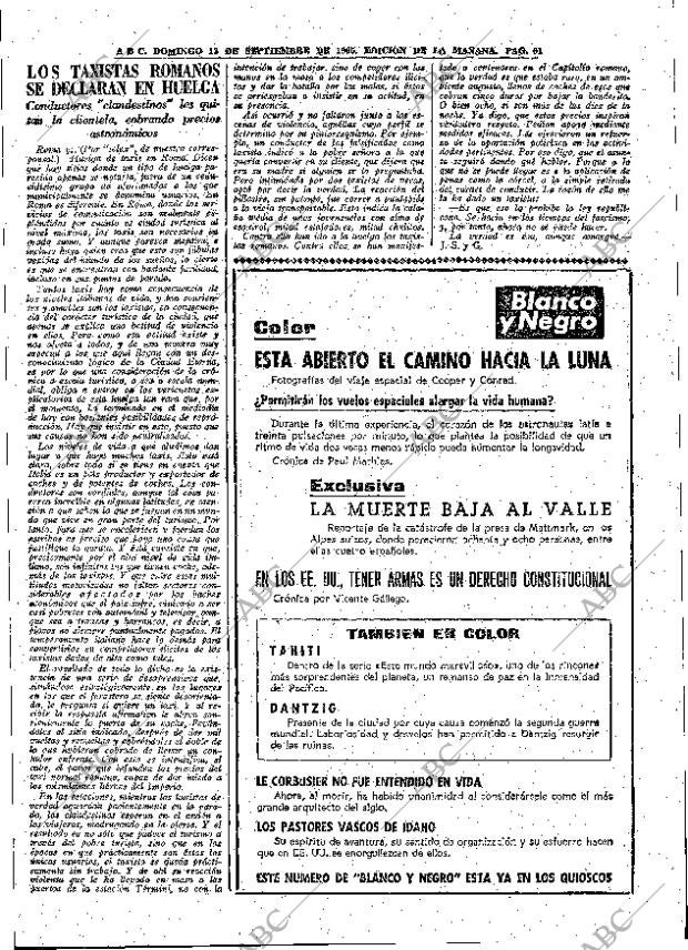 ABC MADRID 12-09-1965 página 61