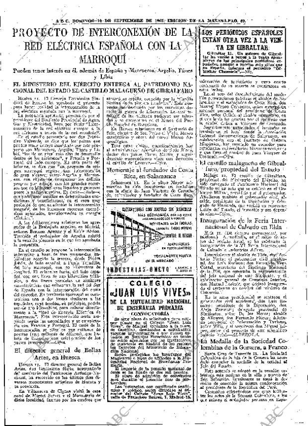 ABC MADRID 12-09-1965 página 69