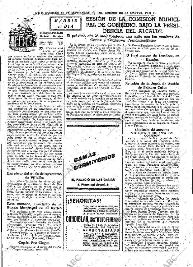 ABC MADRID 12-09-1965 página 77