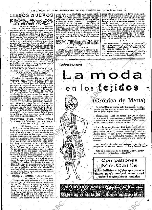 ABC MADRID 12-09-1965 página 79