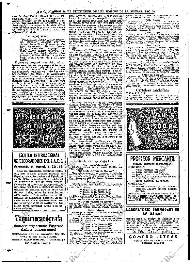 ABC MADRID 12-09-1965 página 94