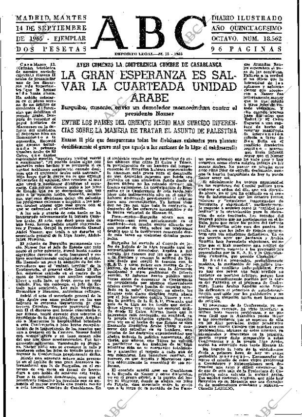 ABC MADRID 14-09-1965 página 39