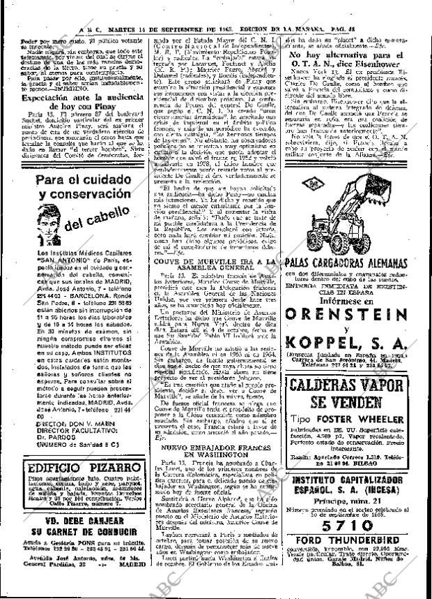 ABC MADRID 14-09-1965 página 48