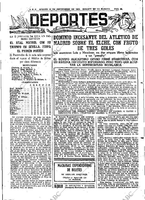 ABC MADRID 14-09-1965 página 69