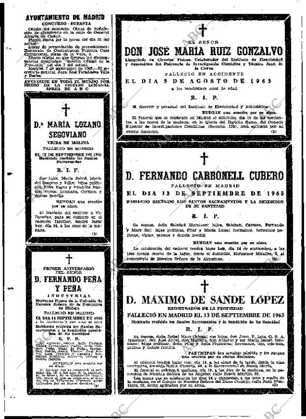 ABC MADRID 14-09-1965 página 92