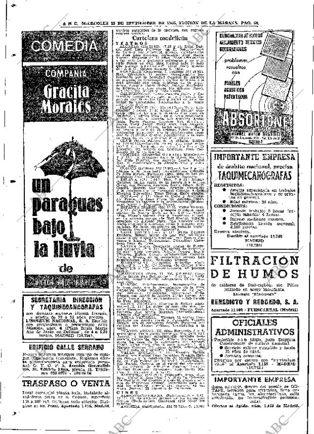 ABC MADRID 15-09-1965 página 66