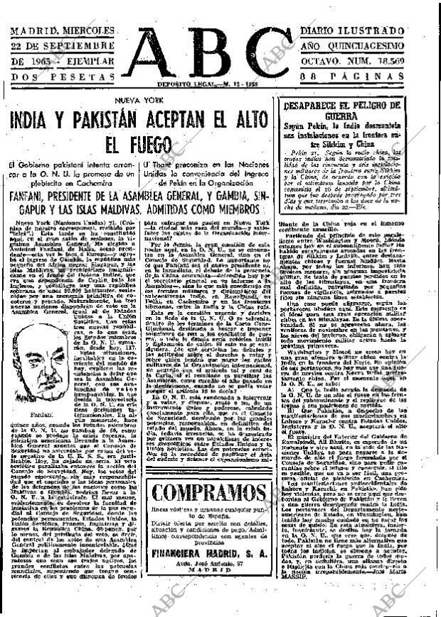 ABC MADRID 22-09-1965 página 31