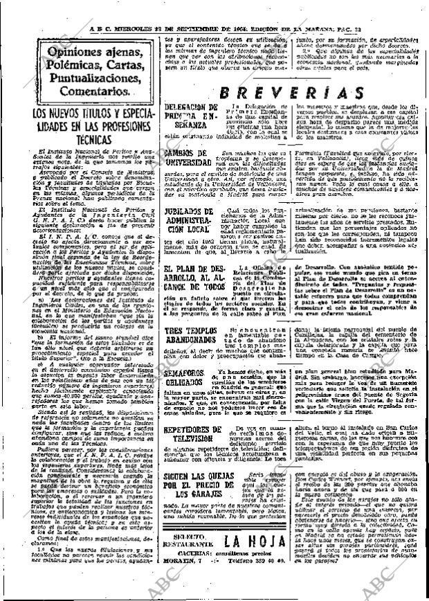 ABC MADRID 22-09-1965 página 32