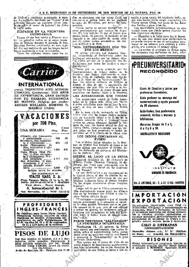 ABC MADRID 22-09-1965 página 34