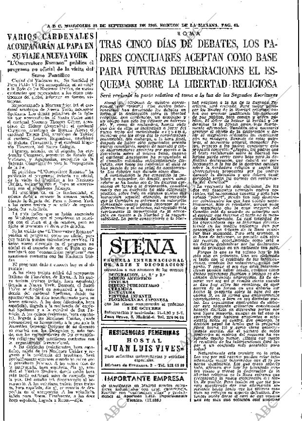 ABC MADRID 22-09-1965 página 41