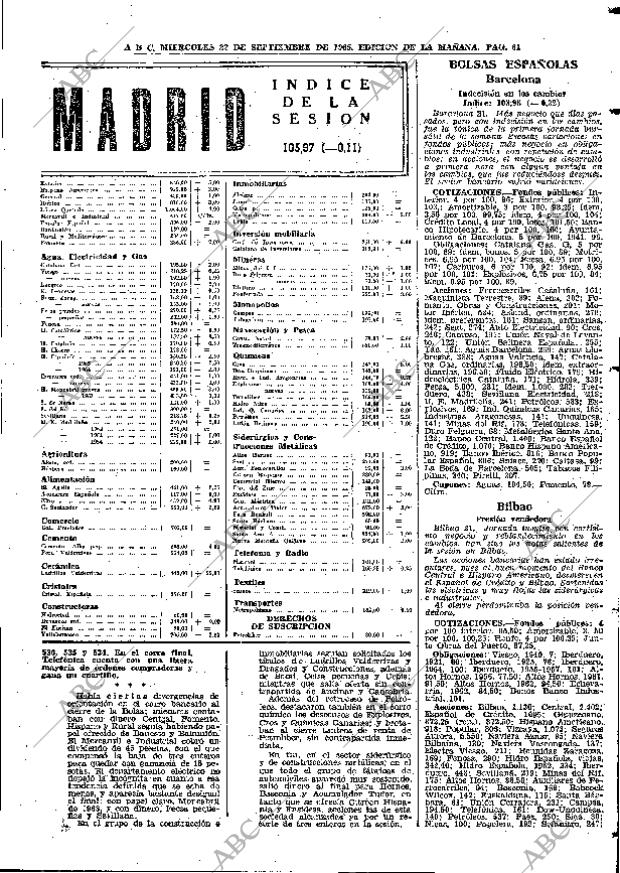 ABC MADRID 22-09-1965 página 61