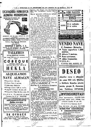 ABC MADRID 22-09-1965 página 62
