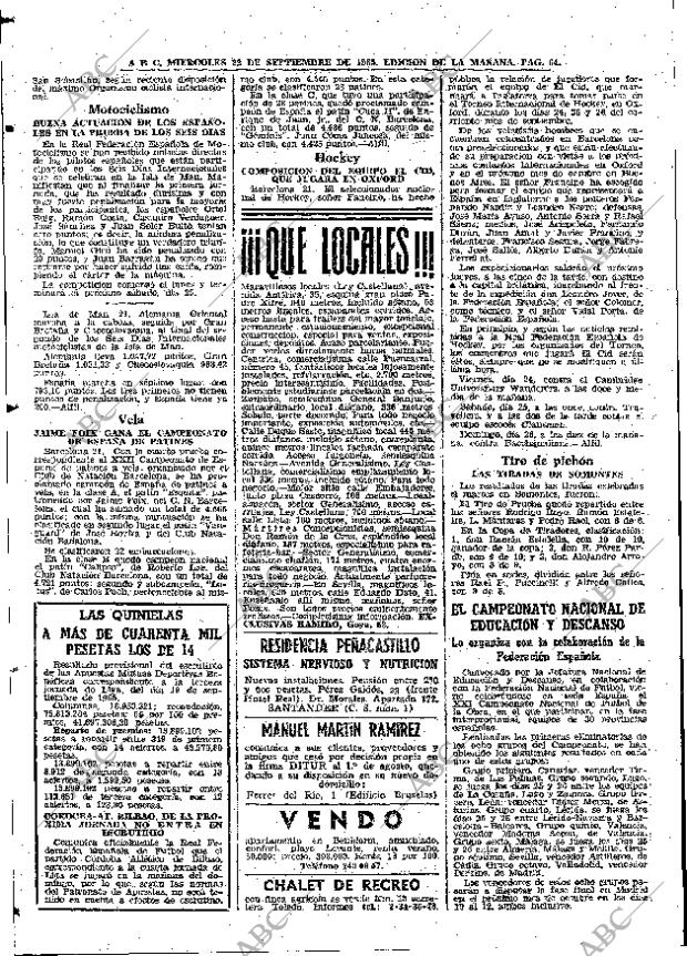 ABC MADRID 22-09-1965 página 64