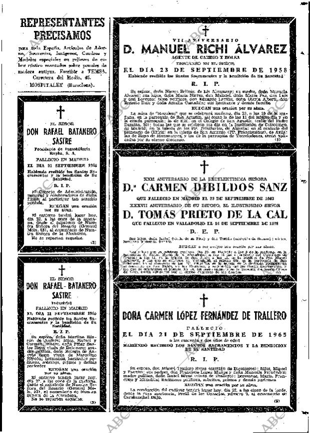 ABC MADRID 22-09-1965 página 85