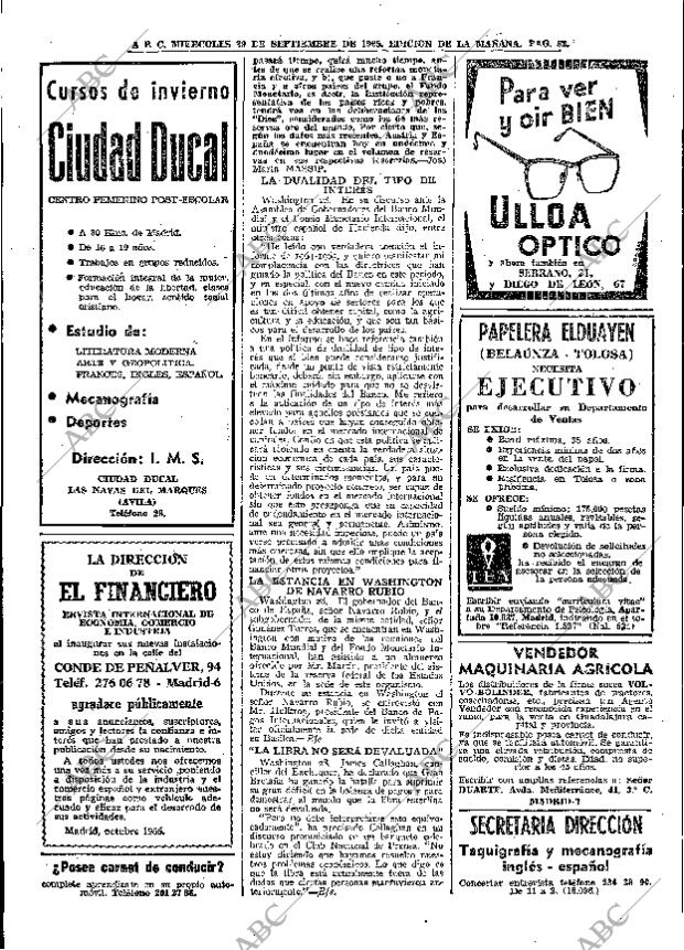 ABC MADRID 29-09-1965 página 52