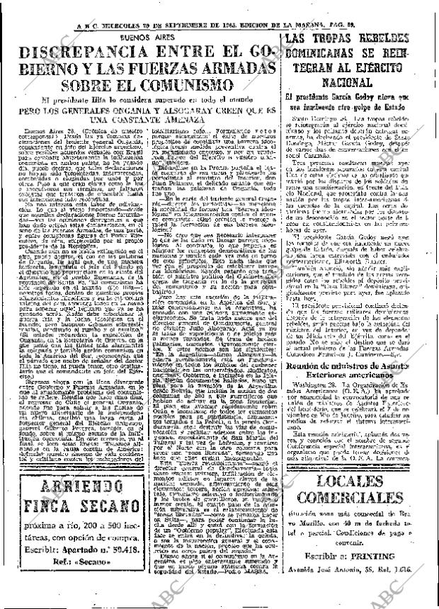 ABC MADRID 29-09-1965 página 59