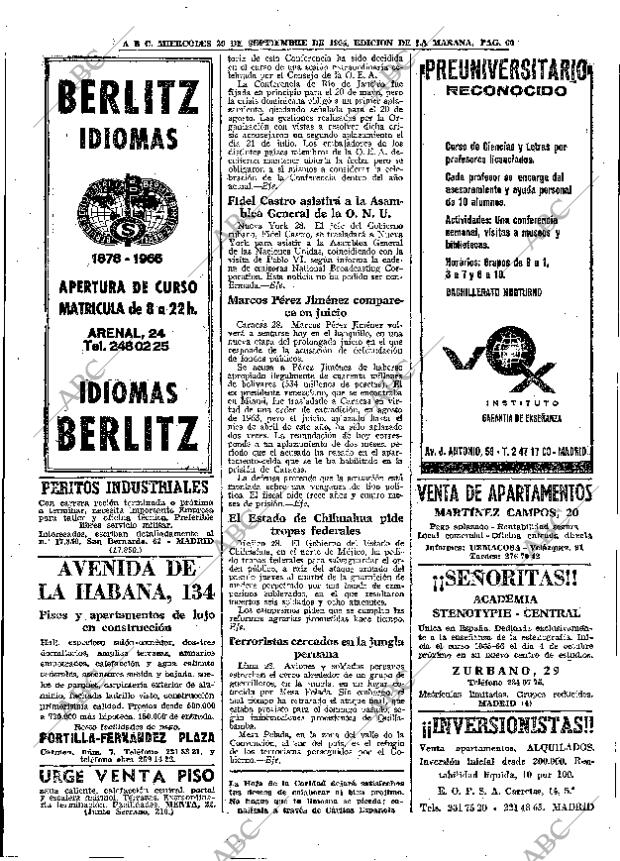 ABC MADRID 29-09-1965 página 60