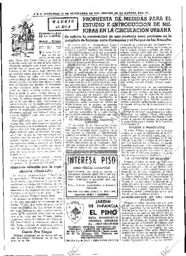 ABC MADRID 29-09-1965 página 77