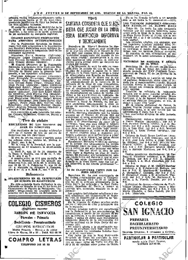 ABC MADRID 30-09-1965 página 92