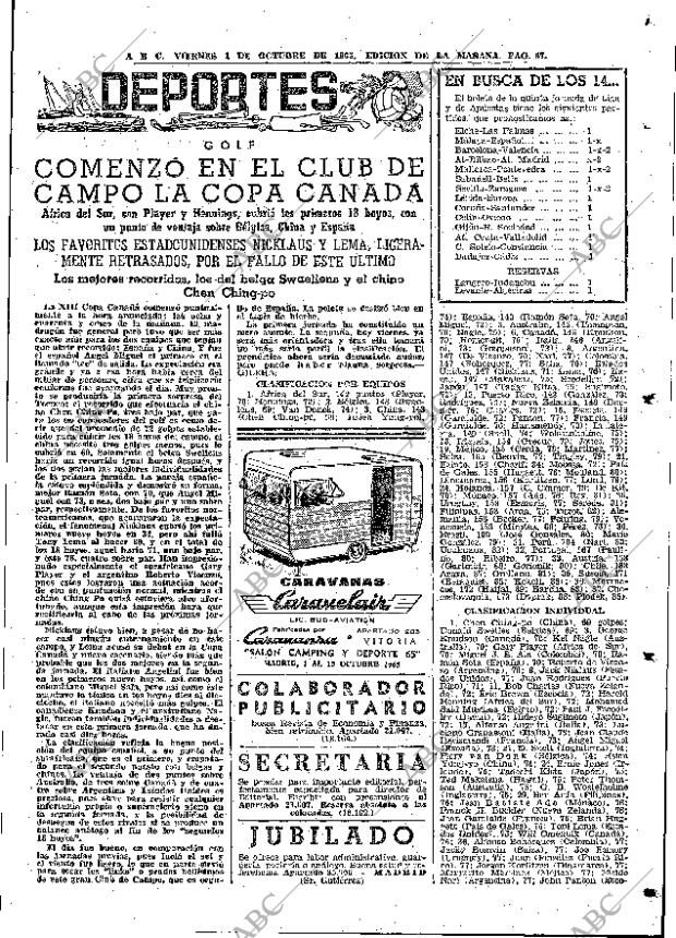 ABC MADRID 01-10-1965 página 67