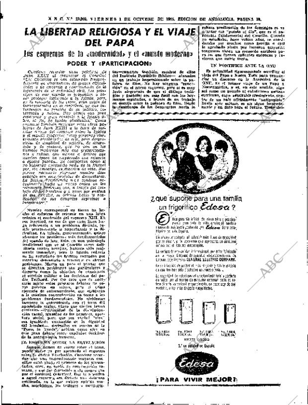 ABC SEVILLA 01-10-1965 página 19