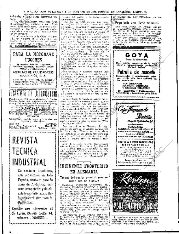 ABC SEVILLA 01-10-1965 página 22