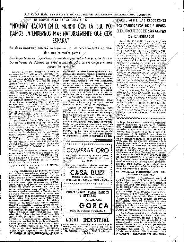 ABC SEVILLA 01-10-1965 página 27