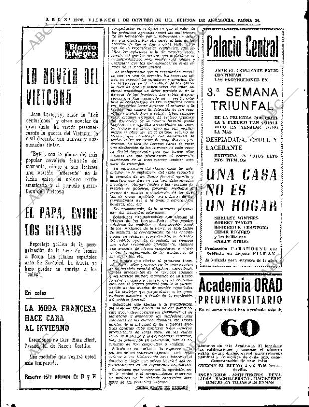 ABC SEVILLA 01-10-1965 página 34