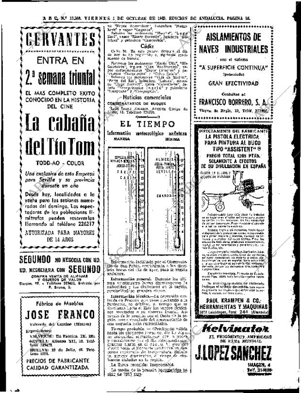 ABC SEVILLA 01-10-1965 página 38