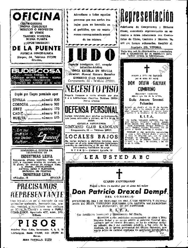 ABC SEVILLA 01-10-1965 página 62