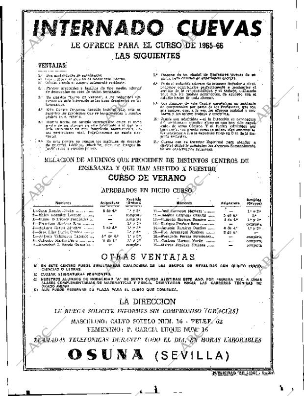 ABC SEVILLA 03-10-1965 página 75