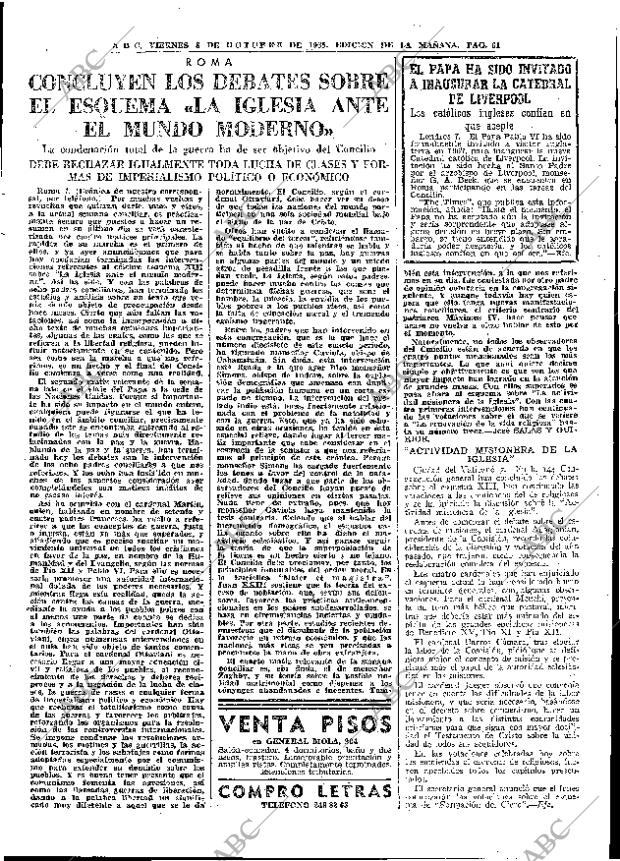 ABC MADRID 08-10-1965 página 61